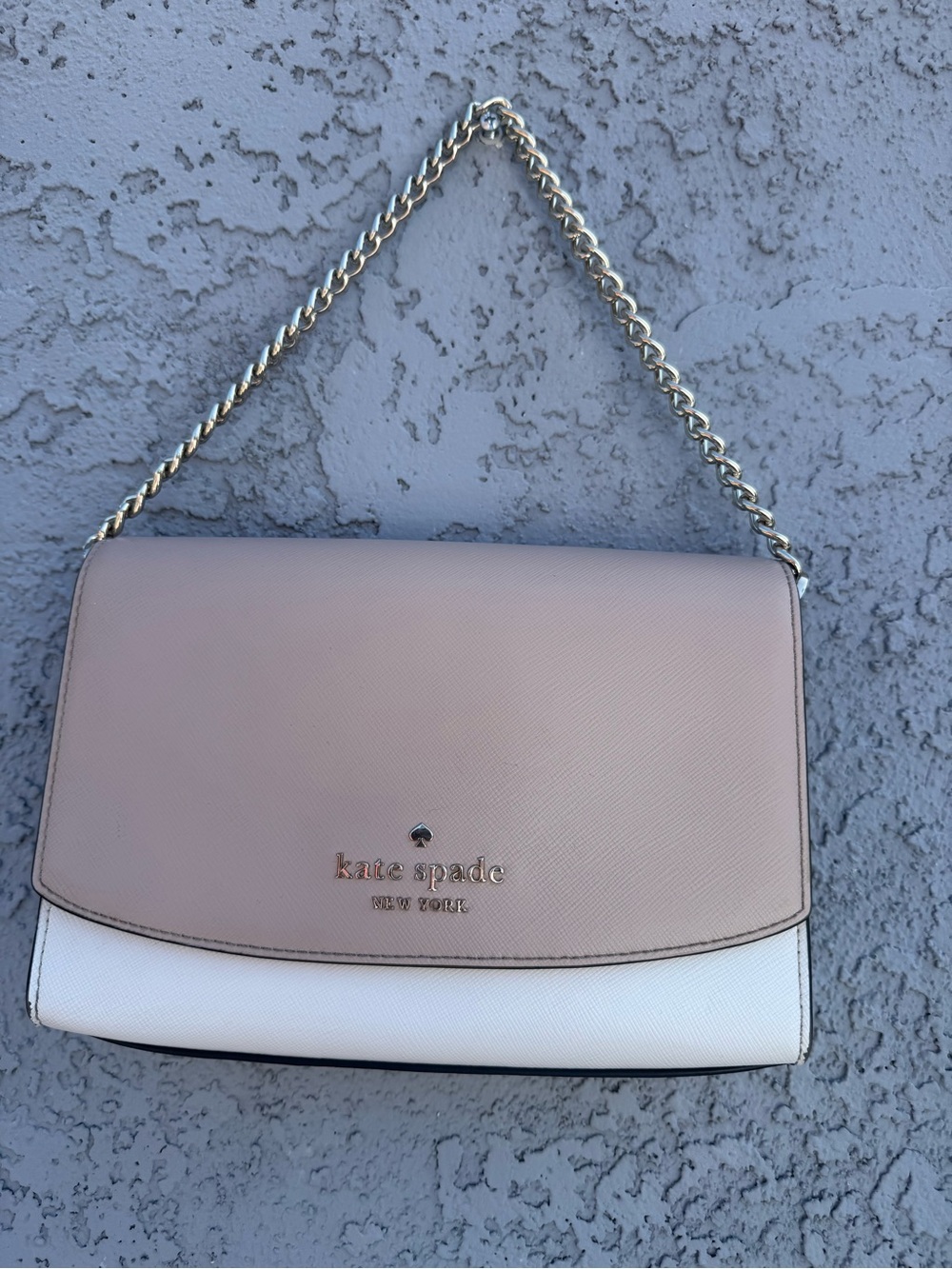 kate spade Taupe & Cream Two-Tone Crossbody Bag - Picture 10 of 16